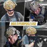 OneTigris Helmet Cover, Tactical Fast Cloth for Ops-Core Fast PJ Helmet in Size M/L, OneTigris PJ Airsoft Cover in Size M/L