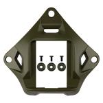 AOUTACC Tactical Helmet NVG Mount Shroud Steel Sports Camera Bracket Base for Fast Helmet (OD)