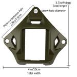 AOUTACC Tactical Helmet NVG Mount Shroud Steel Sports Camera Bracket Base for Fast Helmet (OD)