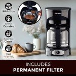 Mueller 12-Cup Drip Coffee Maker: Auto Warm Feature, Anti-Drip