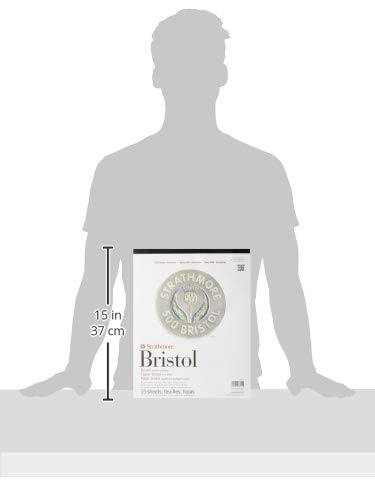 Strathmore 500 Series Bristol Vellum Art Paper, 11"x14