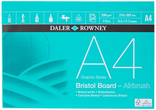 Daler-Rowney Smooth Surface Bristol Board Pad - A4