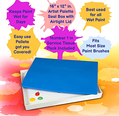 Masterson Sta-Wet Paint Palette, 16 x 12 Inch