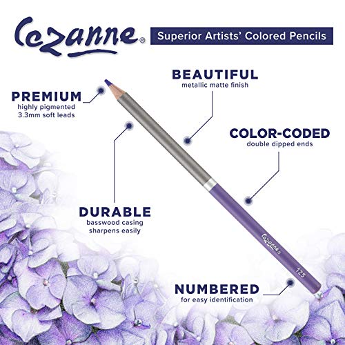 Cezanne Colored Pencils Set - Vibrant Multicolor Selection