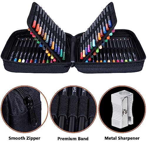 72-Color Soft Core Colored Pencils Set for Artists