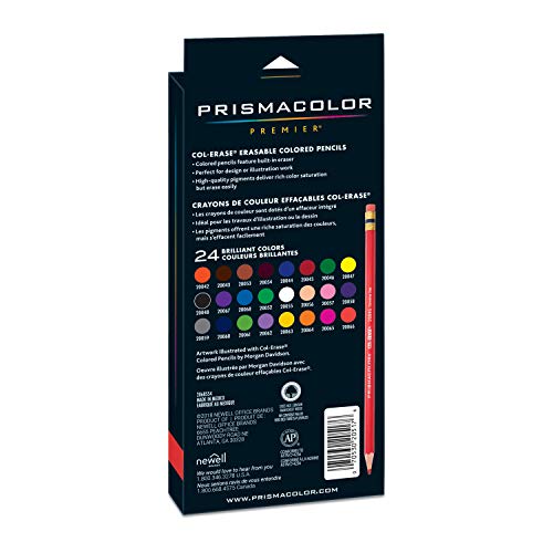 Prismacolor Erasable Colored Pencils - 24 Pack