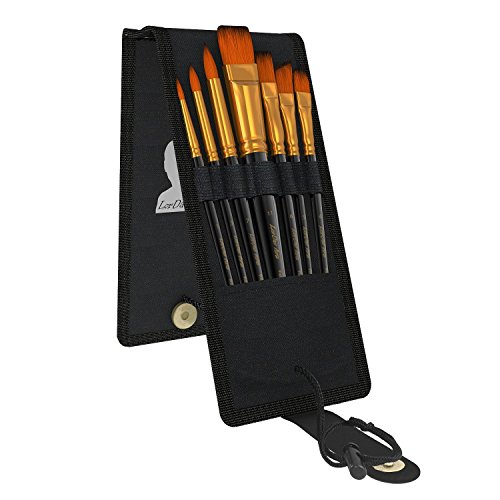 LorDac Arts Brush Set: 7 Artist Brushes for Multiple Mediums