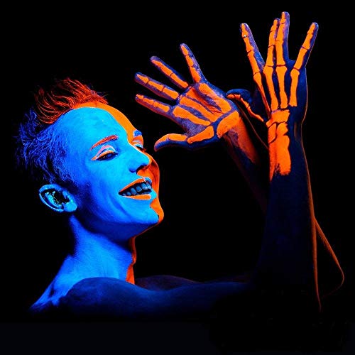 Blacklight Neon Fluorescent Face & Body Paint - Pack of 6
