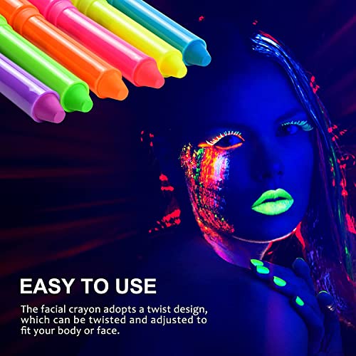 Glow in The Dark Body Face Paint Set