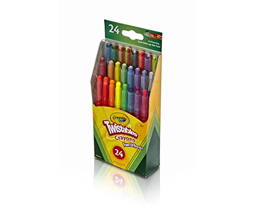 Crayola Fun Effects Twistable Crayons - 24 Count