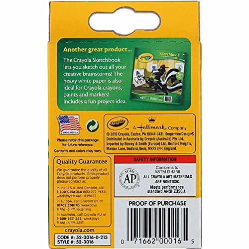 Crayola Classic Color Pack Crayons - 16 colors x 2