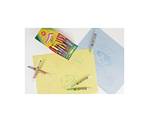 Crayola Fun Effects Twistable Crayons - 24 Count