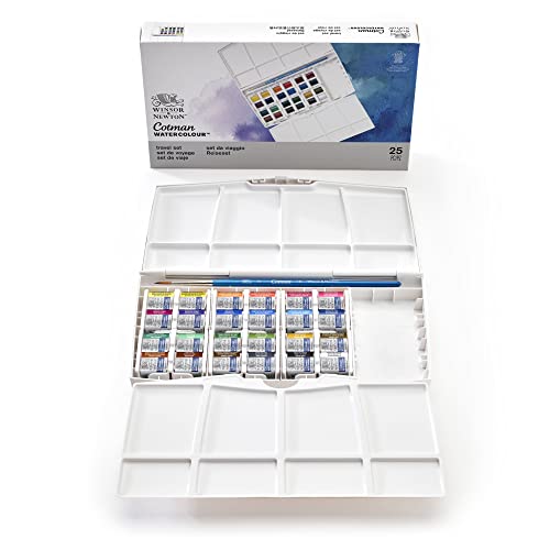 24 Whole Pans Watercolor Paint Set by Winsor & Newton