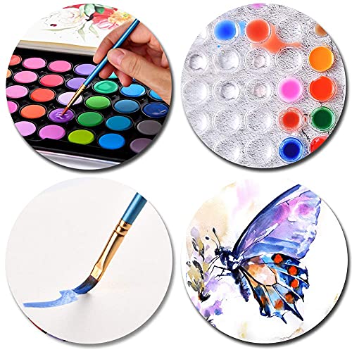 Watercolor Paint Set - Upgraded 48 Colors