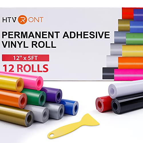 12 Pack HTVRONT Permanent Vinyl for Cricut