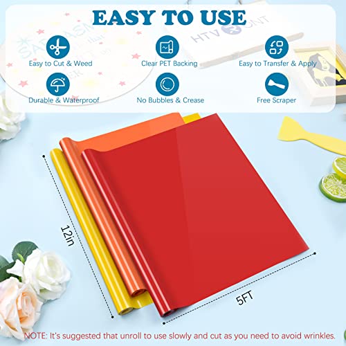 12 Pack HTVRONT Permanent Vinyl for Cricut