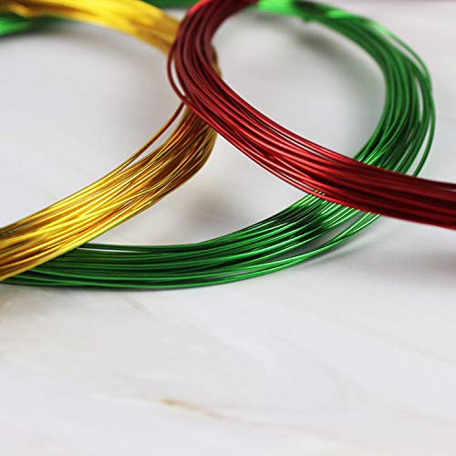 14 Colored Aluminum Craft Wire Rolls