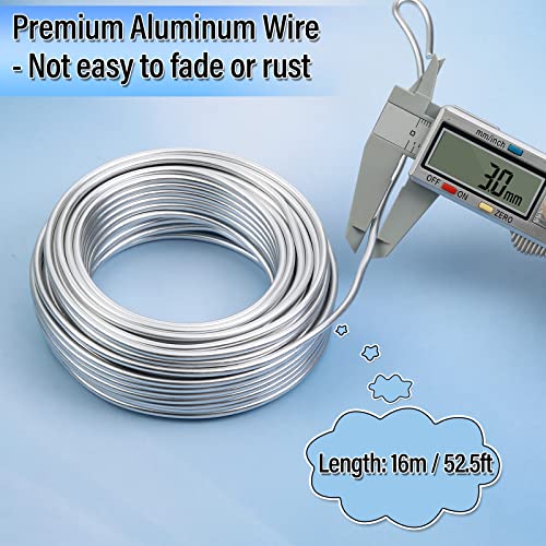 9 Gauge 3mm Aluminum Craft Wire for Sculpting