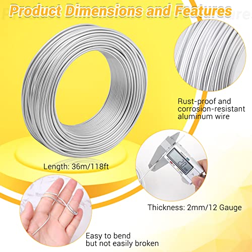 Aluminum Armature Wire 2 mm Thickness for Jewelry Making