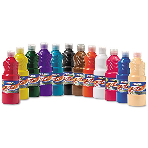Prang 21696 Tempera Paint Set, Assorted Colors