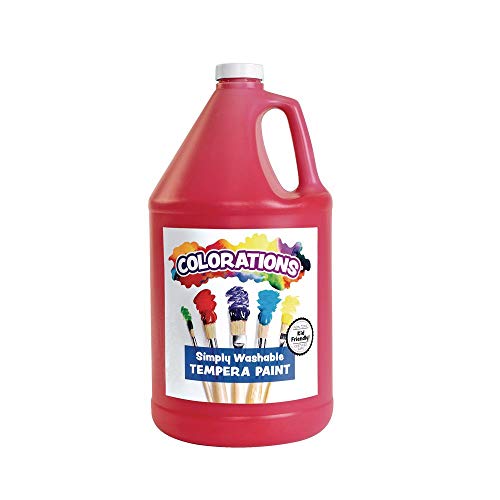 Red Washable Tempera Paint - Kids' Vibrant Art