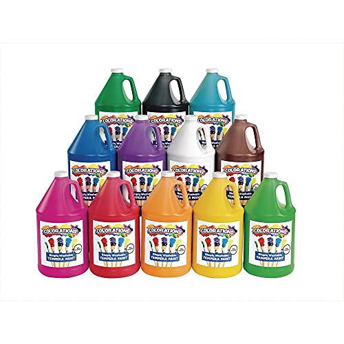Red Washable Tempera Paint - Kids' Vibrant Art
