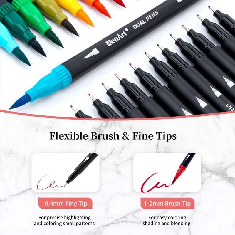 36 Color Dual Tip Art Markers Set