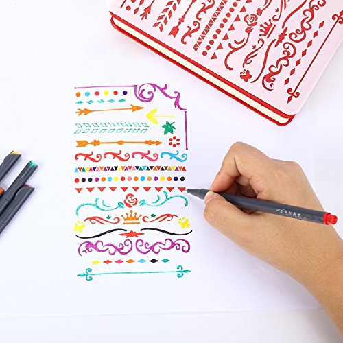 18-Color Fine Tip Journaling Pens for Art & Office