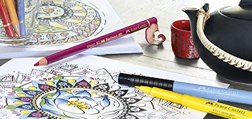 Faber-Castell Artist Pack of 8 Assorted Sizes, 8-Pitt Pens in Black, 8 Count