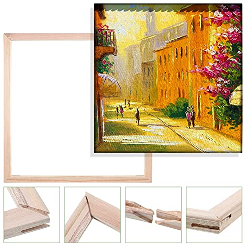 Canvas Wood Stretcher Bars - 16x20 Inch Pine Frame