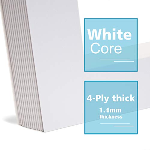 25 Pack of White Pre-Cut Mat Boards
