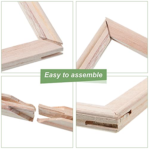 Canvas Wood Stretcher Bars - 16x20 Inch Pine Frame
