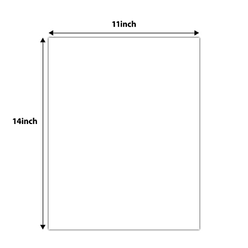 10 Pack 11x14 White Mats, Acid-Free for Photos, Frames