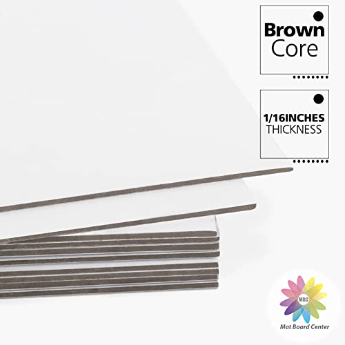 White Backing Boards - Full Sheet - 10 Pack