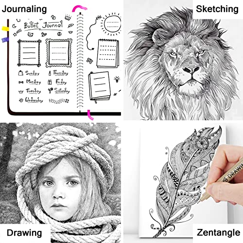 Black Micro Fineliner Drawing Pens: 12 Piece Set