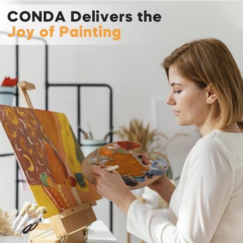CONDA Canvas Board 8x10 inch 12 Pack Artist Panels