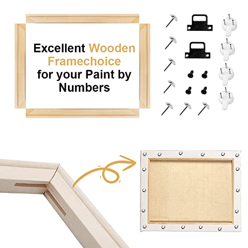 Wooden Canvas Stretcher Bars Set, DIY Art Accessories