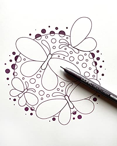 Nature Doodle Kit: Copic Ciao, 5 markers + 2 pens