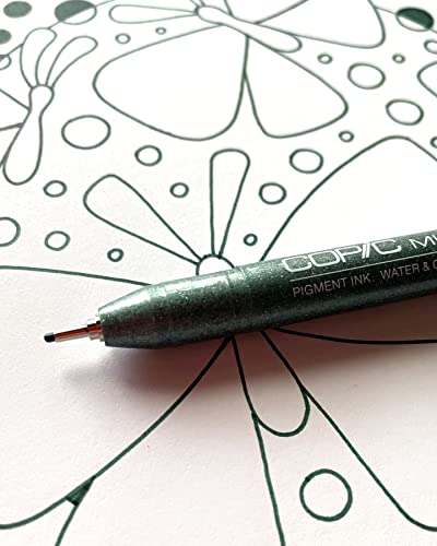 Nature Doodle Kit: Copic Ciao, 5 markers + 2 pens