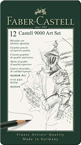 Faber-Castell CASTELL 9000 Pencil Set (12 pcs)