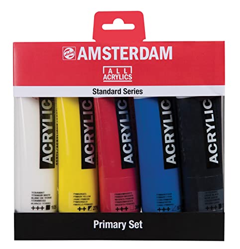 Amsterdam Set: 5x 120 ml Acrylics Primaries