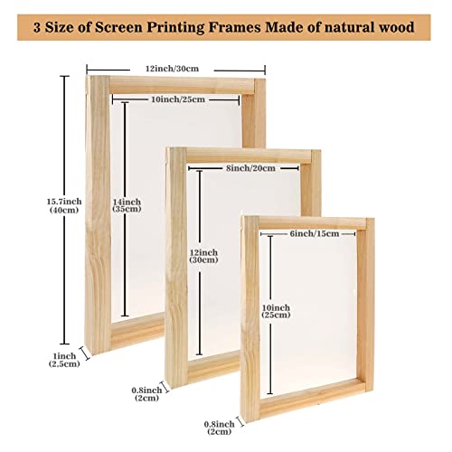 54PCS Screen Printing Kit with Ink & Accessories