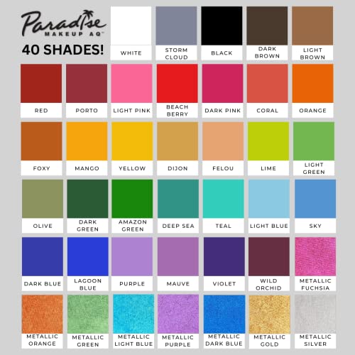 Mehron Paradise Makeup AQ Pro Size (Light Blue)
