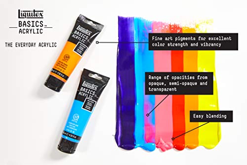 Liquitex BASICS Titanium White Acrylic Paint, 250ml