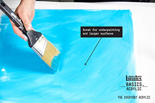 Liquitex BASICS Titanium White Acrylic Paint, 250ml