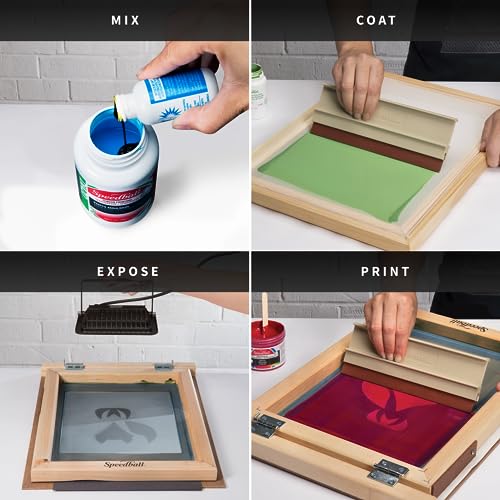 Speedball Silk Screen Printing Kit: Ink, Frame, Light (19-Piece)