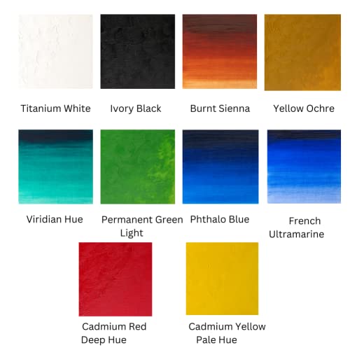 Winton Oil Paint Set: 10 Tubes
