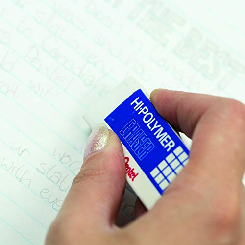 Pack of 10 Pentel Block Erasers