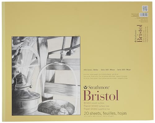 Strathmore Bristol Smooth Pad, 19"x24" - 20 Sheets