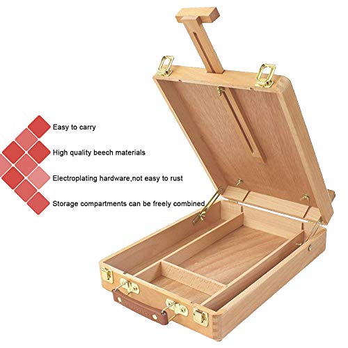 Wooden Tabletop Painting Easel for Artists
